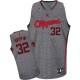 NBA Blake Griffin Authentic Women's Grey Jersey - Adidas Los Angeles Clippers &32 Static Fashion