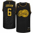 NBA DeAndre Jordan Swingman Men's Black Jersey - Adidas Los Angeles Clippers &6 Precious Metals Fashion