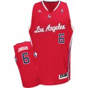NBA DeAndre Jordan Swingman Men's Red Jersey - Adidas Los Angeles Clippers &6 Road