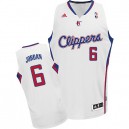 NBA DeAndre Jordan Swingman Men's White Jersey - Adidas Los Angeles Clippers &6 Home